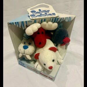 Macy's Polar Babies Full Set 4 Pc with Original Box Vintage 1998